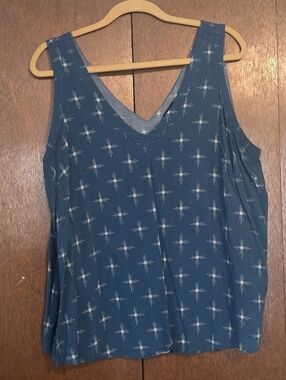 Torrid Starburst Patter Challis Stitch Tank Top